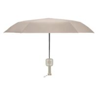 Dáždnik s nabíjacím ventilátorom - Béžový