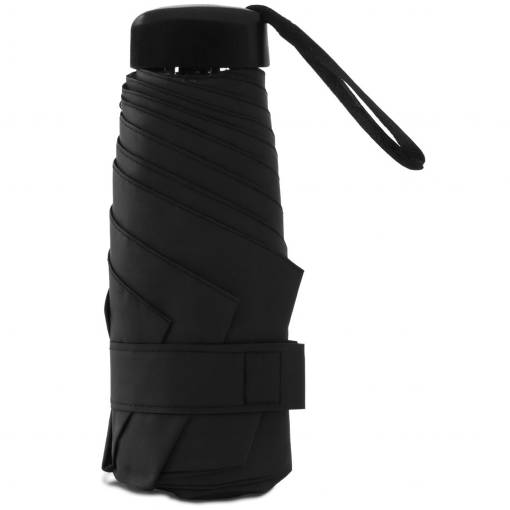 Foto - Mini dáždnik s ochranou proti UV žiareniu - Čierny