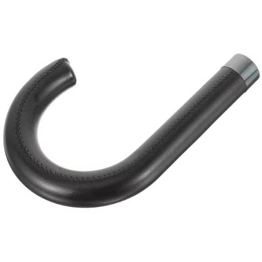 Foto - Náhradná rukoväť pre holový dáždnik - Čierna, PU koža