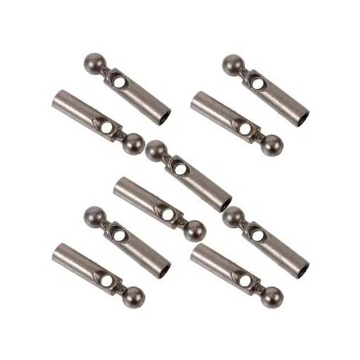 Foto - Náhradné koncovky k dáždniku z hliníkovej zliatiny - Tmavo sivé, 1 kus