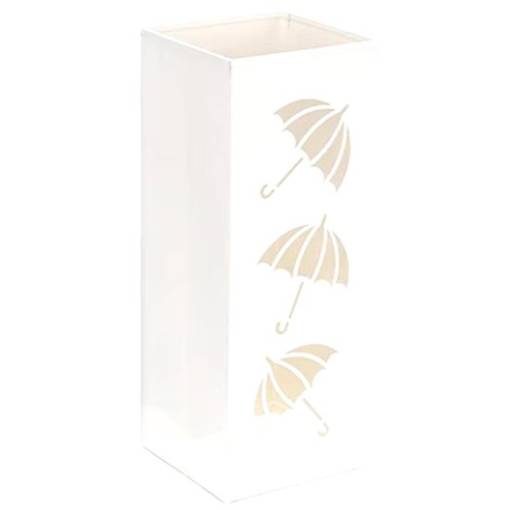 Foto - Stojan na dáždniky z kovu - Biely